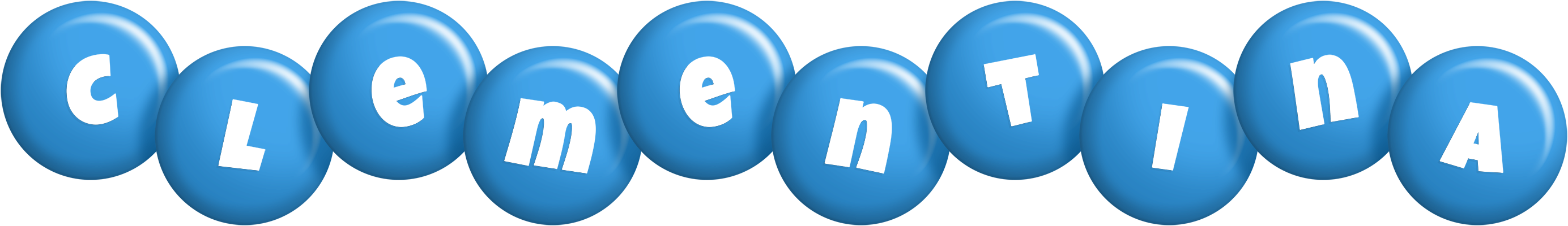 Clementina candy-blue logo