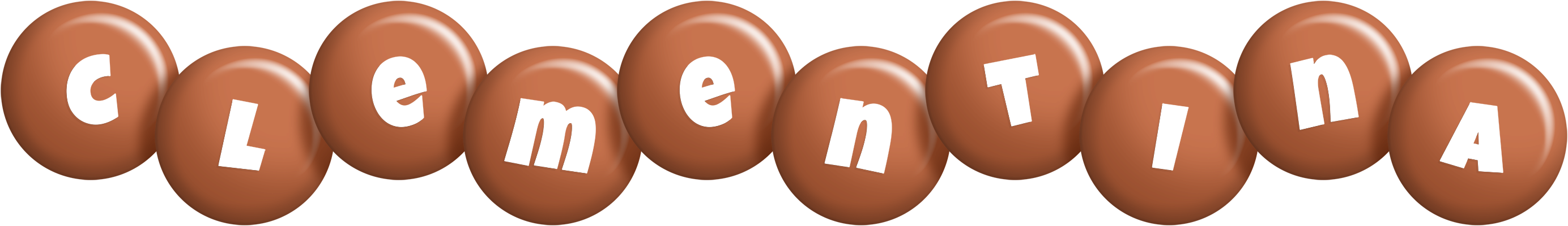 Clementina candy-brown logo