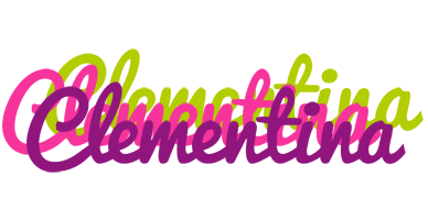 Clementina flowers logo