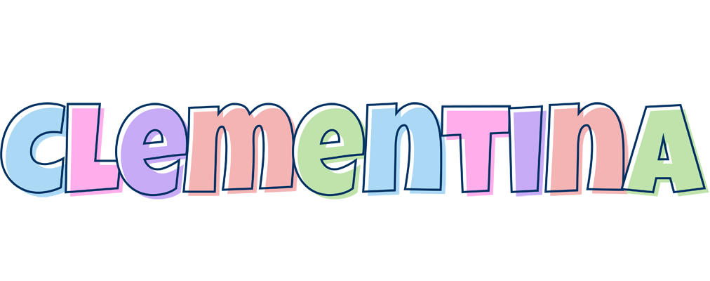 Clementina pastel logo