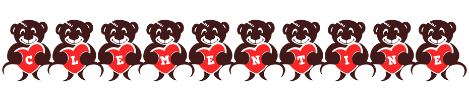 Clementine bear logo