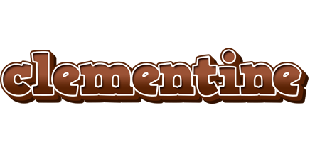 Clementine brownie logo