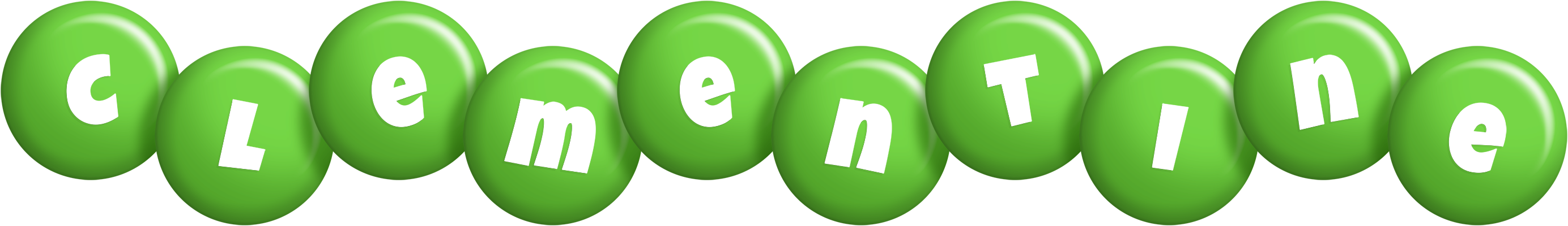 Clementine candy-green logo
