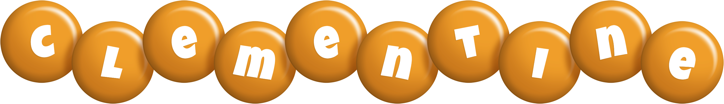 Clementine candy-orange logo