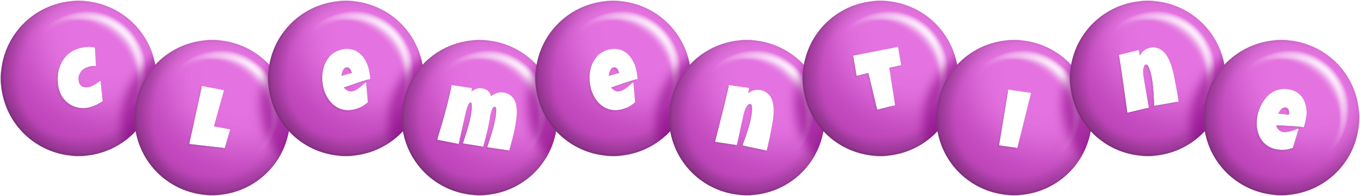 Clementine candy-purple logo