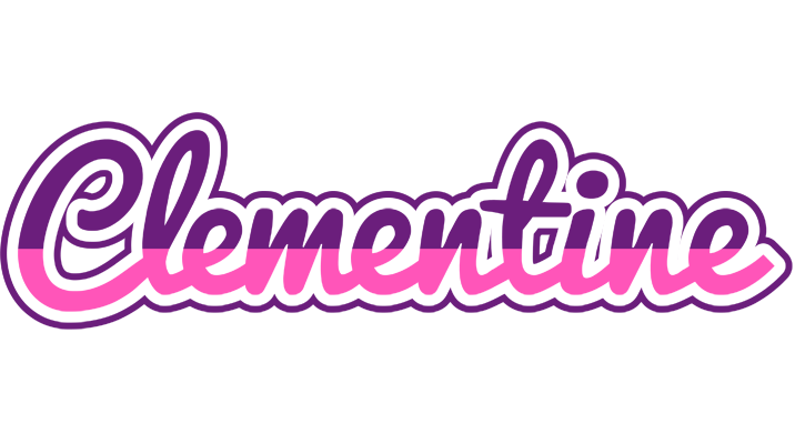 Clementine cheerful logo