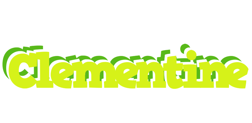 Clementine citrus logo