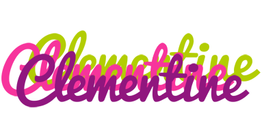 Clementine flowers logo