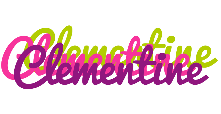 Clementine flowers logo
