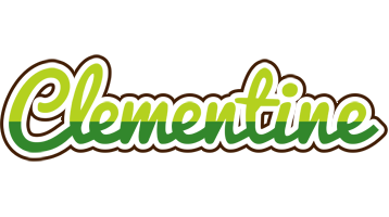 Clementine golfing logo