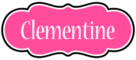 Clementine invitation logo