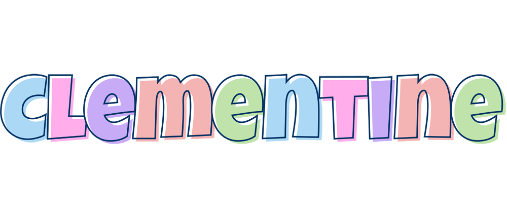 Clementine pastel logo