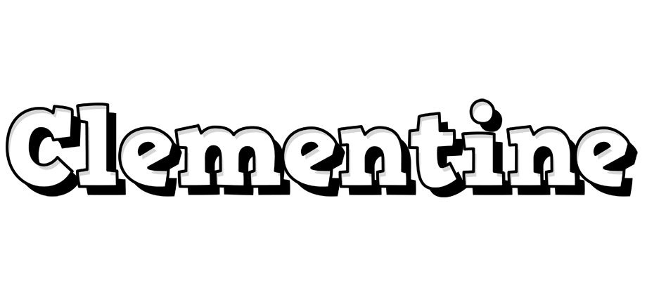 Clementine snowing logo