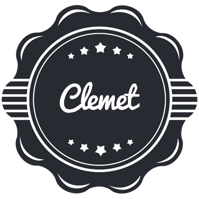 Clemet badge logo