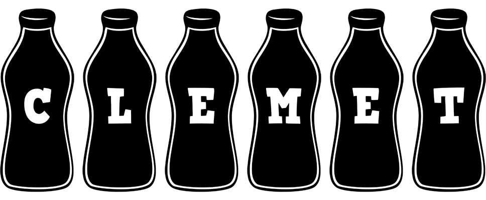 Clemet bottle logo