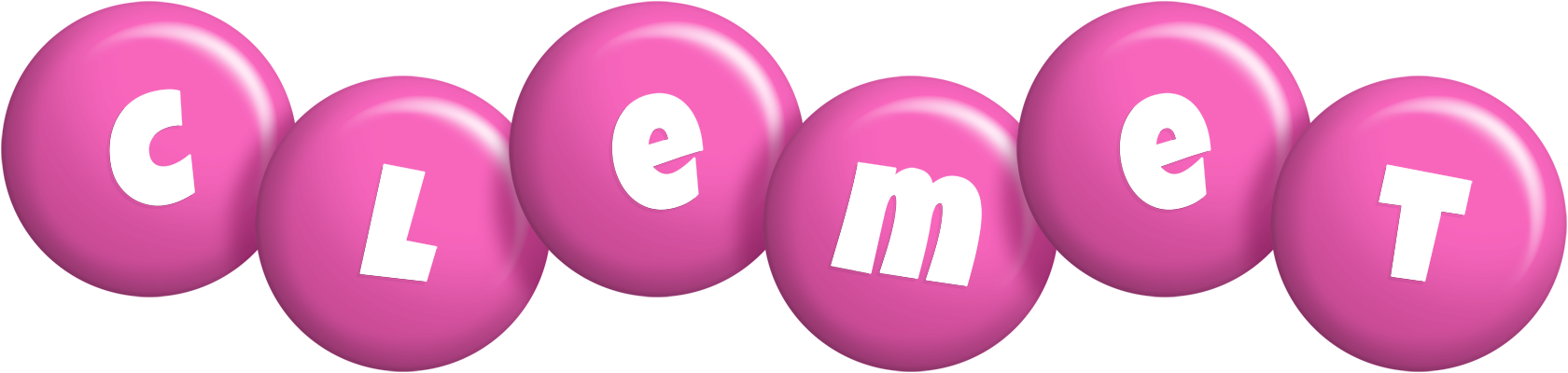 Clemet candy-pink logo