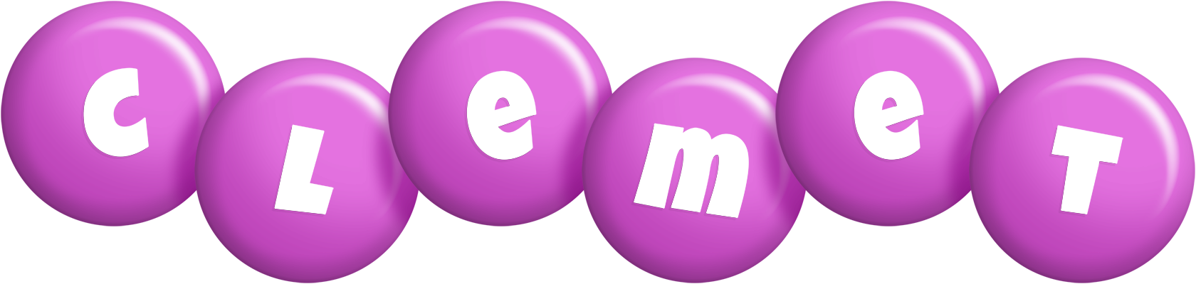 Clemet candy-purple logo