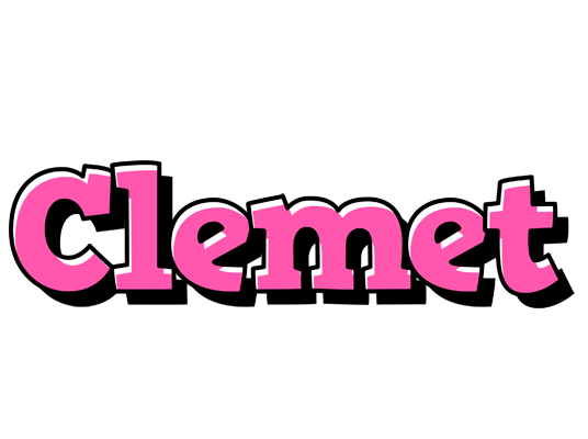 Clemet girlish logo
