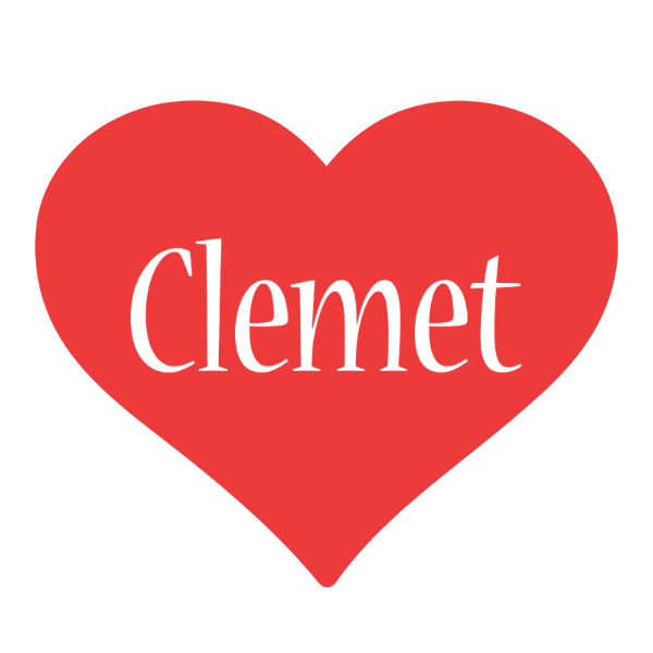 Clemet love logo