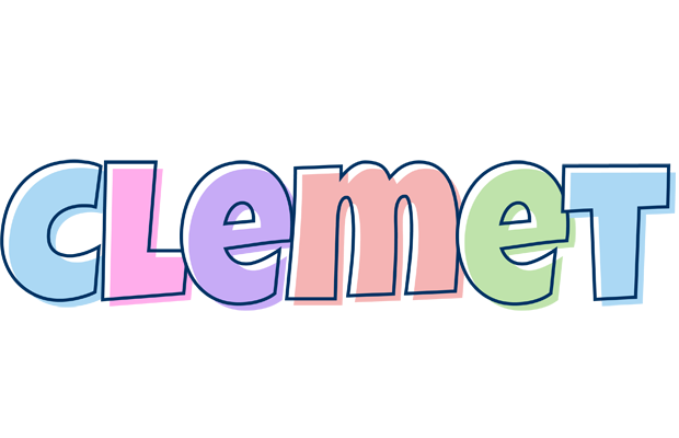 Clemet pastel logo