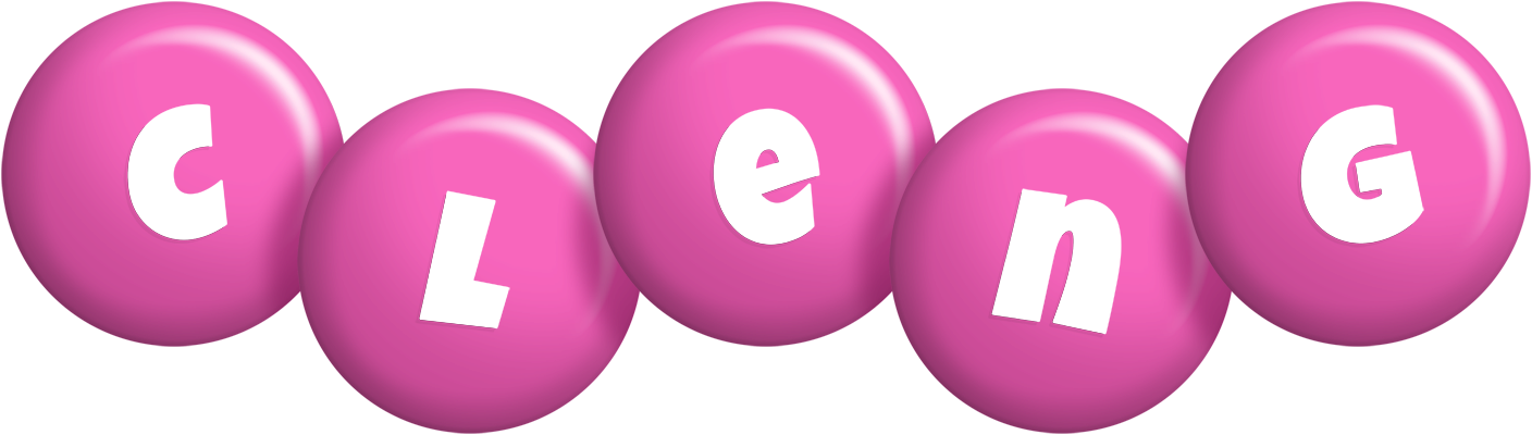 Cleng candy-pink logo