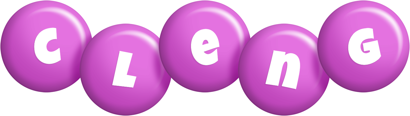Cleng candy-purple logo