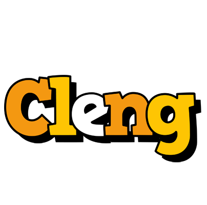 Cleng cartoon logo