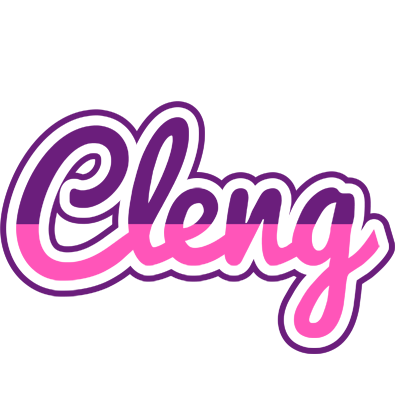 Cleng cheerful logo