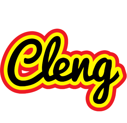 Cleng flaming logo