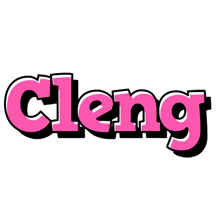 Cleng girlish logo