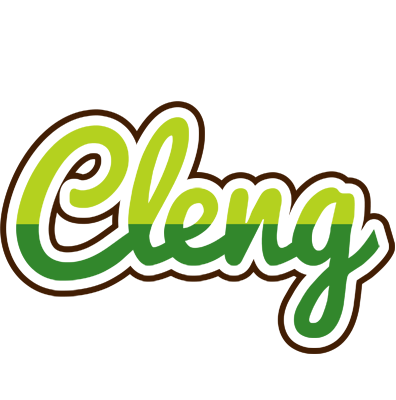 Cleng golfing logo