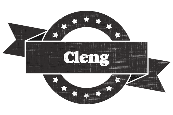 Cleng grunge logo