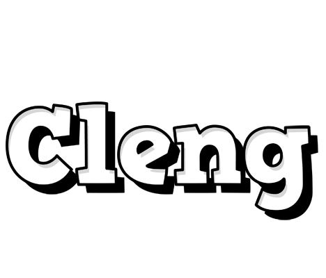 Cleng snowing logo