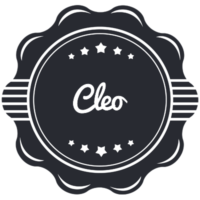 Cleo badge logo