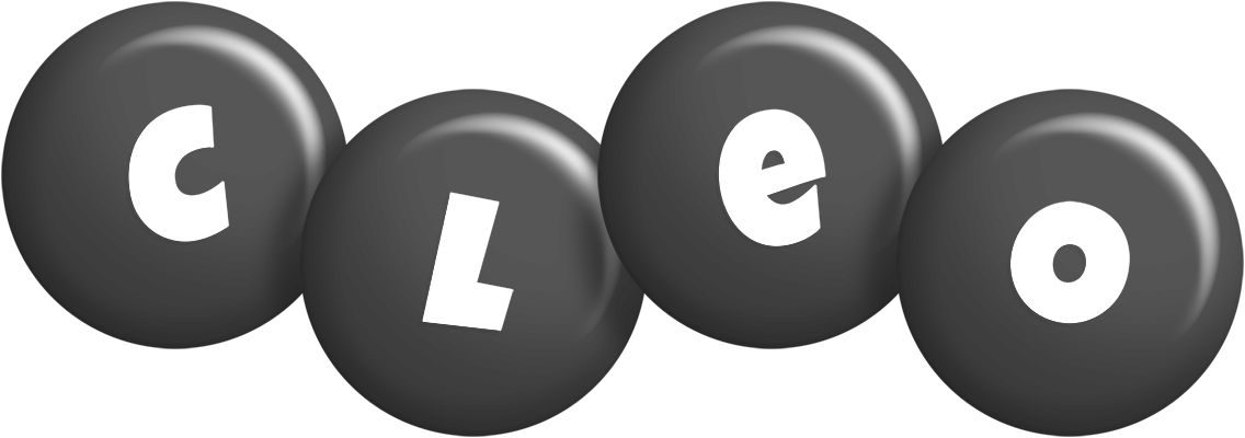 Cleo candy-black logo