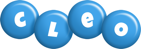 Cleo candy-blue logo