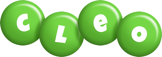 Cleo candy-green logo