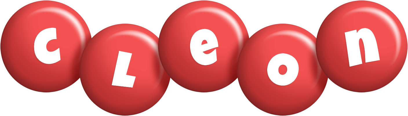 Cleon candy-red logo