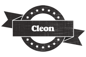 Cleon grunge logo