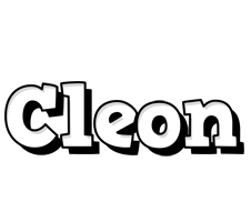 Cleon snowing logo