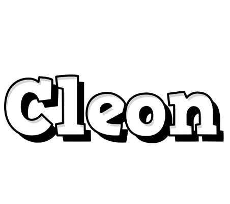 Cleon snowing logo