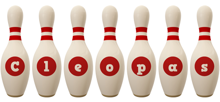 Cleopas bowling-pin logo