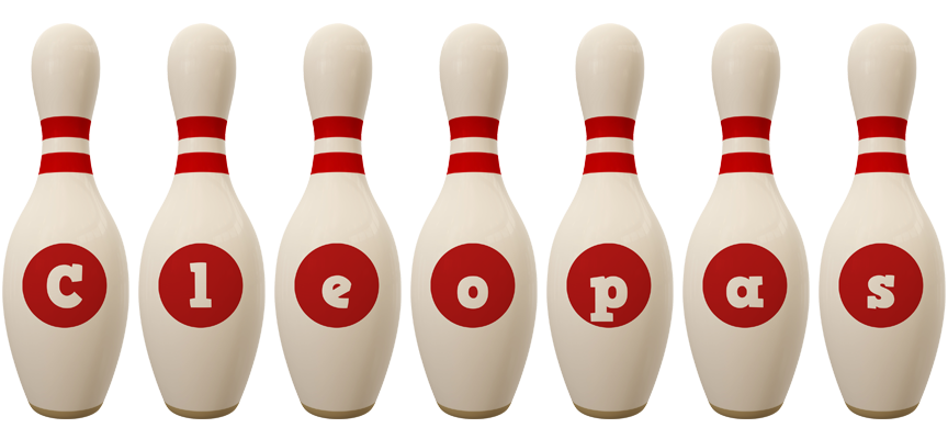 Cleopas bowling-pin logo