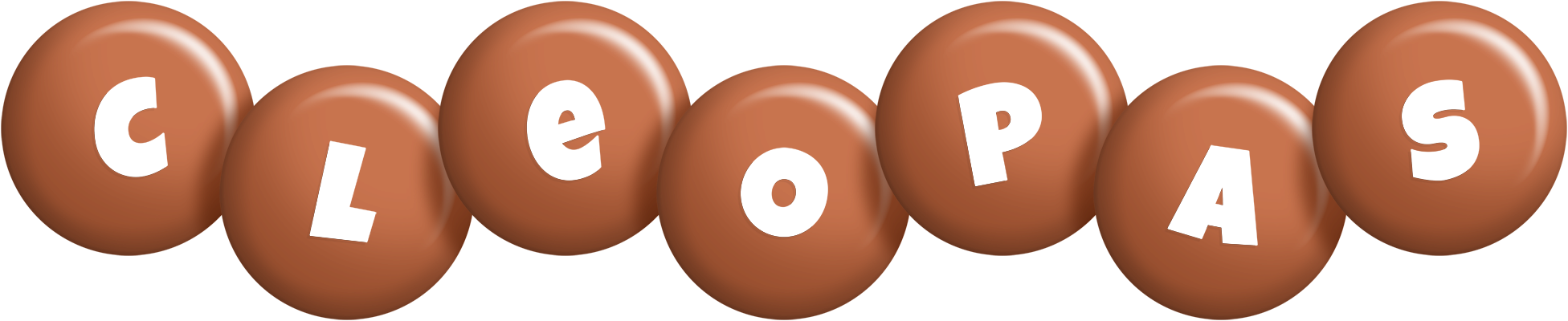 Cleopas candy-brown logo