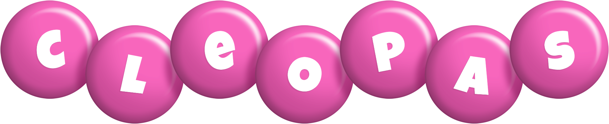 Cleopas candy-pink logo