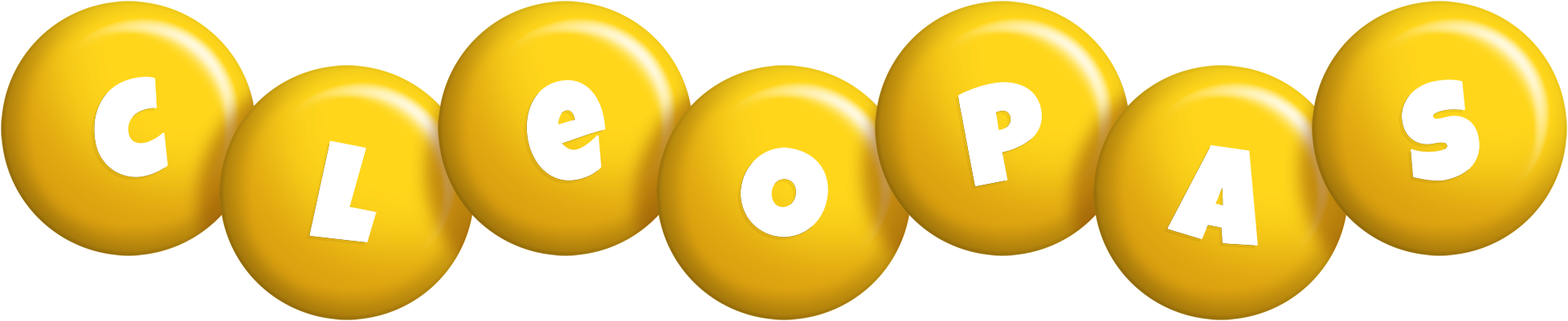 Cleopas candy-yellow logo