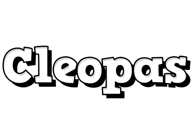 Cleopas snowing logo