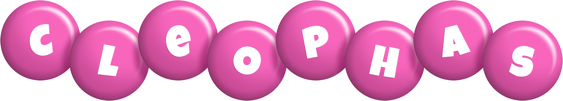 Cleophas candy-pink logo