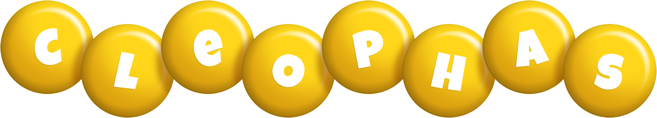 Cleophas candy-yellow logo