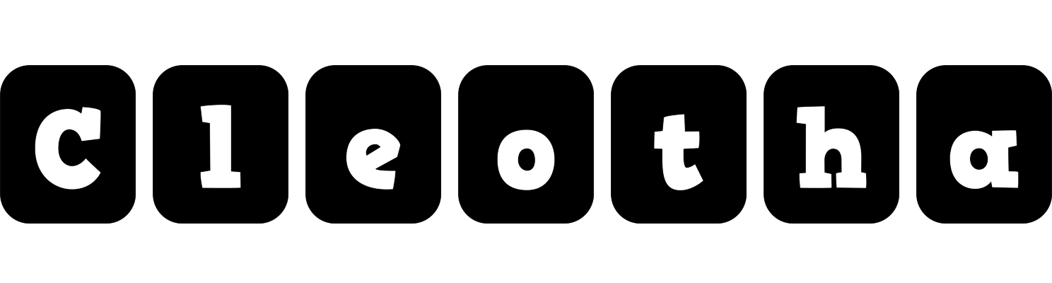 Cleotha box logo